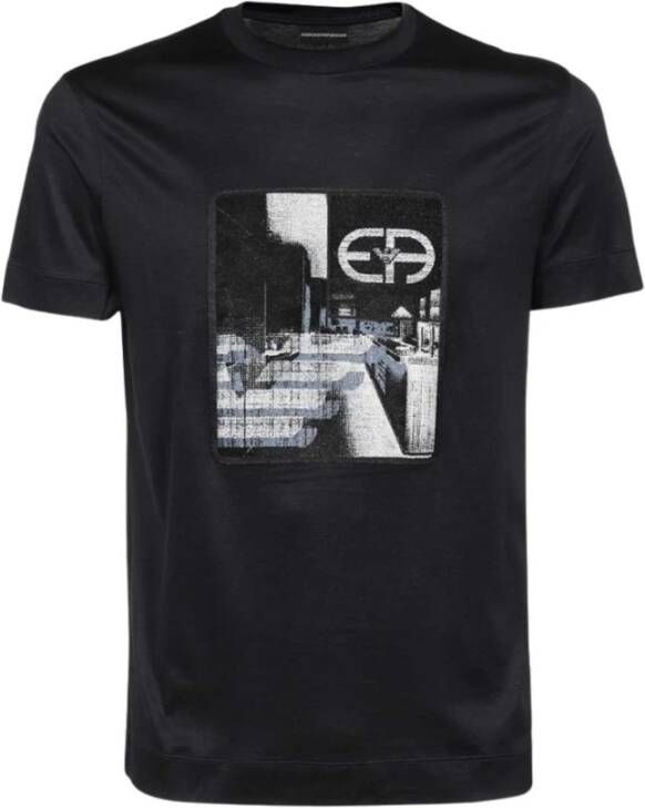 Emporio Armani t-shirt Blauw Heren