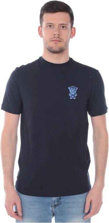 Emporio Armani Klassiek Heren T-shirt met korte mouwen Blue Heren