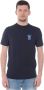 Emporio Armani Klassiek Heren T-shirt met korte mouwen Blue Heren - Thumbnail 1