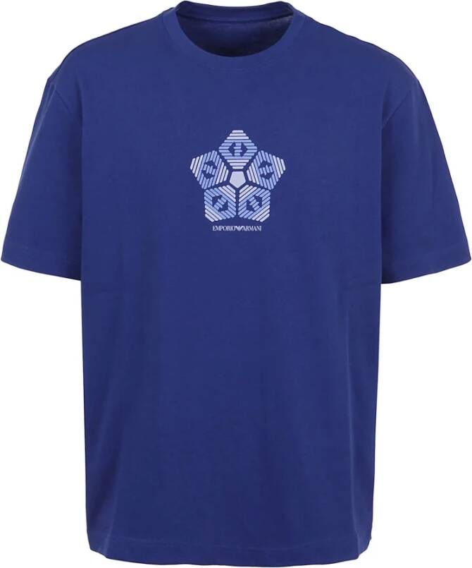 Emporio Armani T-Shirt Blauw Heren