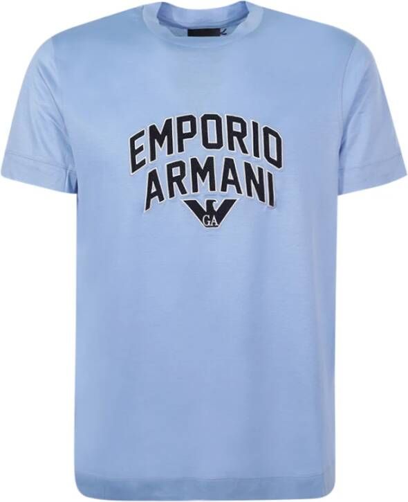 Emporio Armani T-shirt Blauw Heren