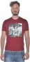 Emporio Armani Klassiek Heren T-shirt met korte mouwen Red Heren - Thumbnail 1