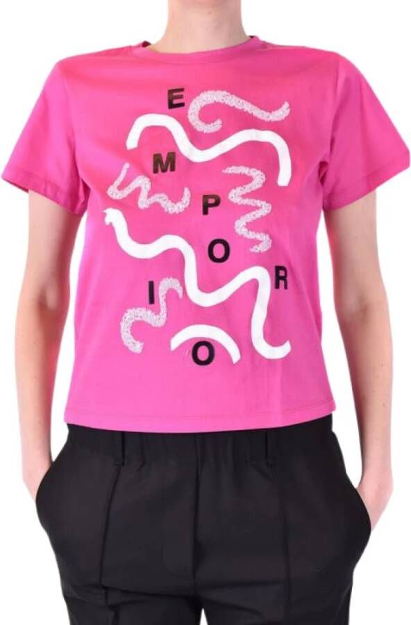 Emporio Armani Korte mouwen T-shirt Pink Dames