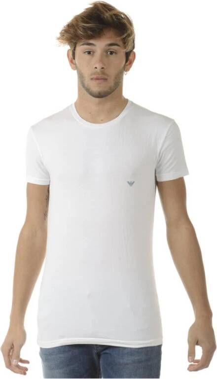 Emporio Armani Korte Mouw T-shirt White Heren
