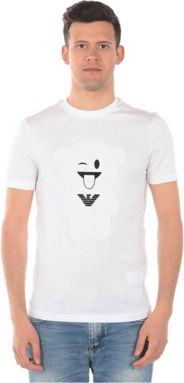 Emporio Armani Korte Mouw T-shirt White Heren