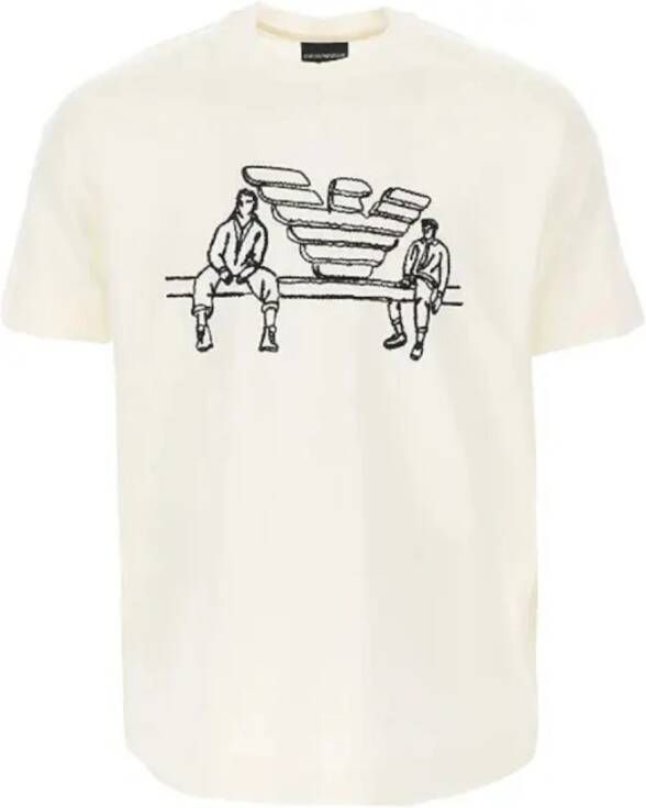 Emporio Armani t-shirt Wit Heren
