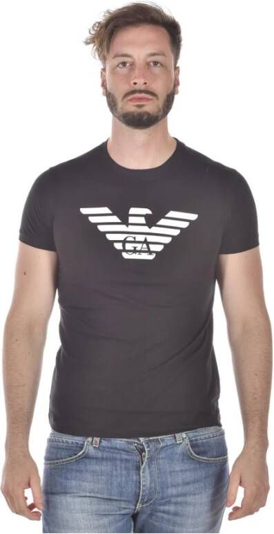 Emporio Armani Casual Sweatshirt voor Mannen Black Heren
