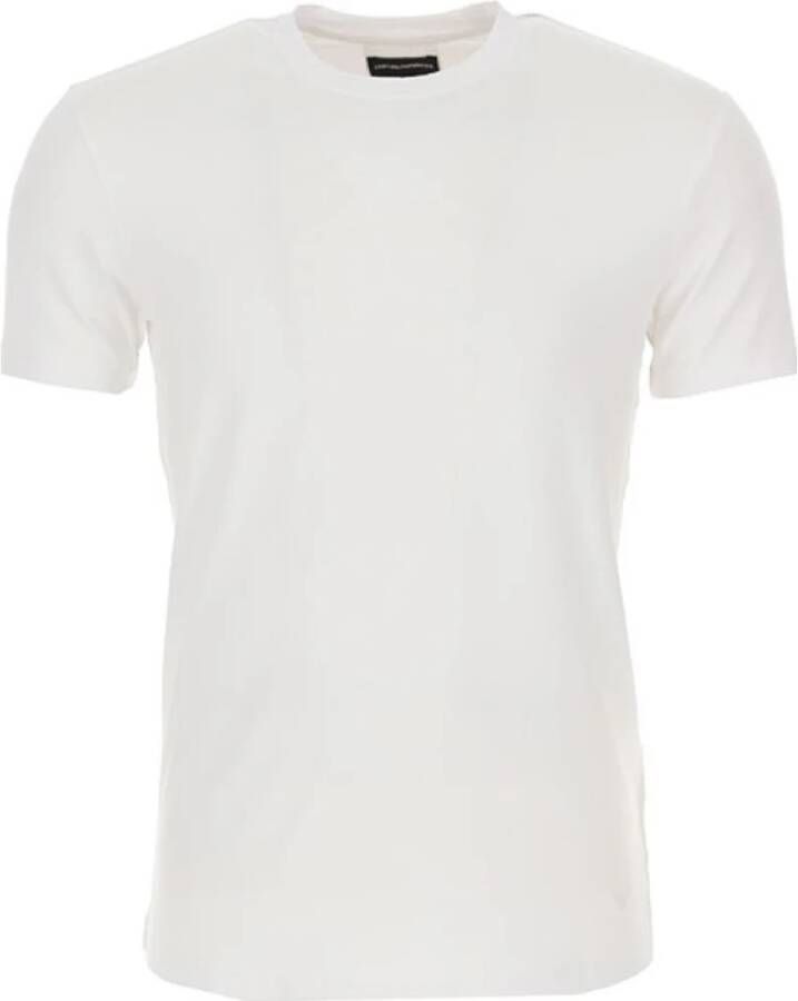 Emporio Armani Witte Crew-neck T-shirt Regular Fit White Heren