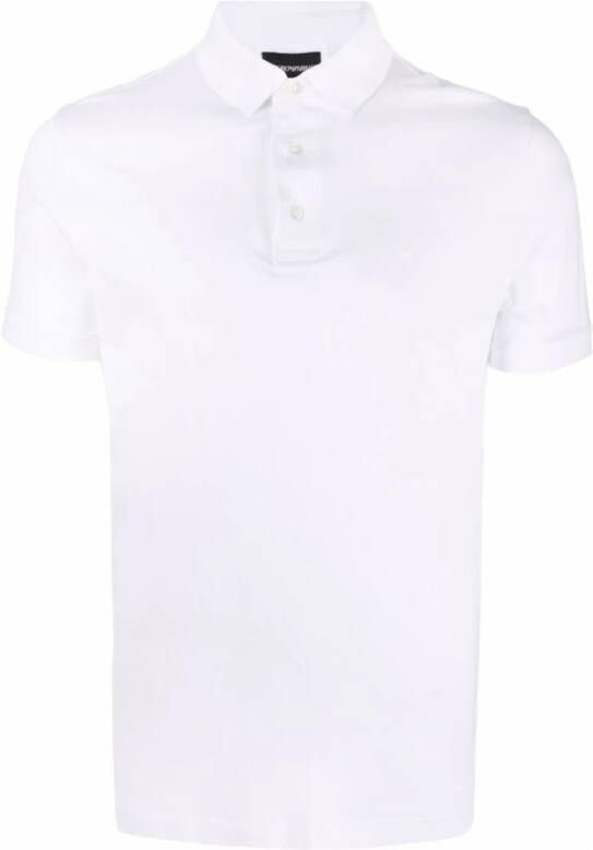 Emporio Armani T-shirts and Polos White Wit Heren