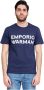 Emporio Armani Short Sleeve Shirts Blauw Heren - Thumbnail 4
