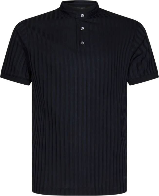 Emporio Armani T-Shirts Blauw Heren