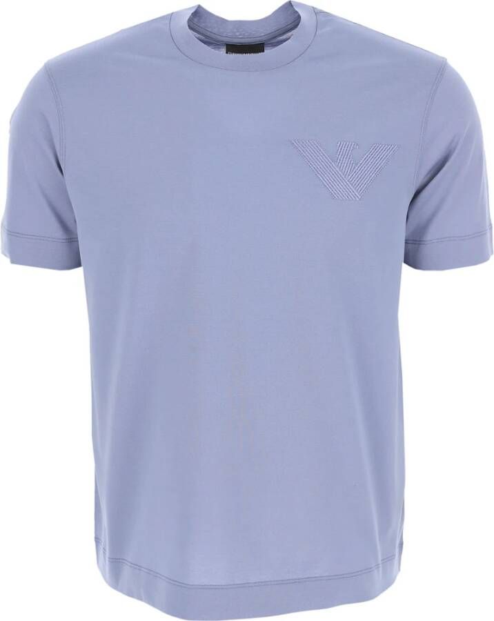 Emporio Armani Upgrade je casual garderobe met dit stijlvolle T-shirt Blue Heren
