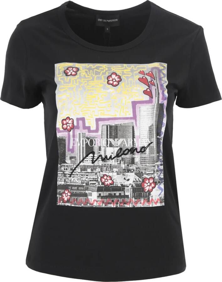Emporio Armani T-shirts en polos Zwart Dames
