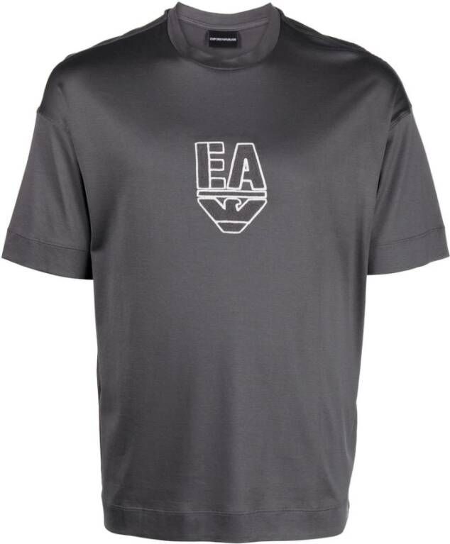 Emporio Armani T-Shirts Grijs Heren