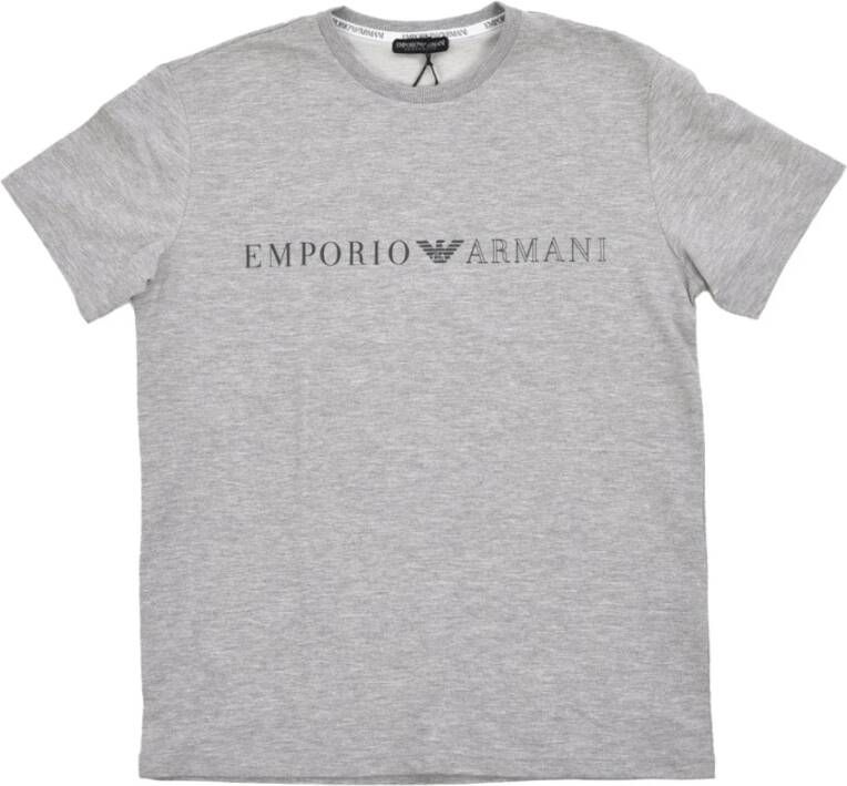 Emporio Armani T-Shirts Grijs Heren