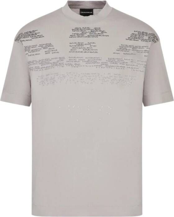 Emporio Armani T-Shirt Klassieke Stijl Gray Heren