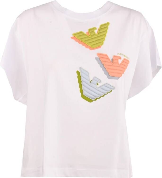 Emporio Armani T-Shirts Wit Dames