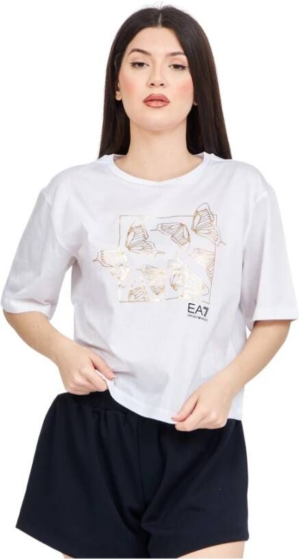 Emporio Armani T-Shirts Wit Dames