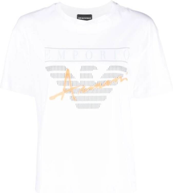 Emporio Armani Dames T-Shirt Collectie White Dames