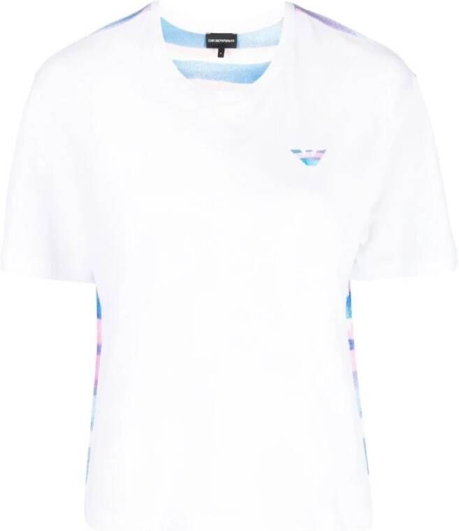Emporio Armani Korte Mouw T-shirt White Dames