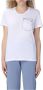 Emporio Armani Basis Katoenen T-Shirt Collectie White Dames - Thumbnail 1