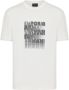 Emporio Armani Logo-Print Katoenen T-Shirt voor Heren White Heren - Thumbnail 1