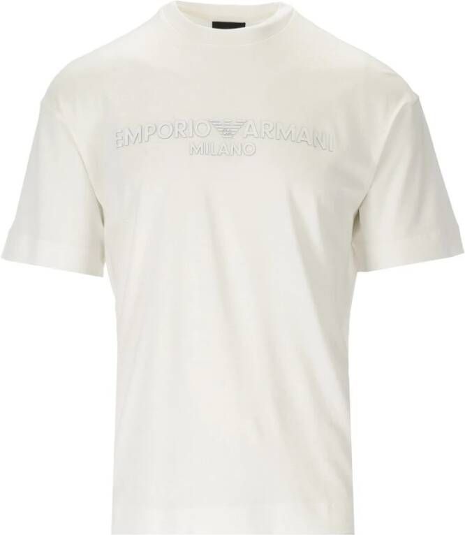 Emporio Armani T-shirt met labelprint