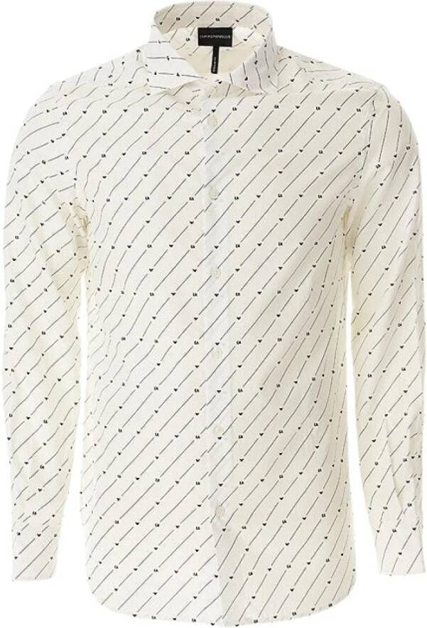 Emporio Armani T-Shirts Wit Heren
