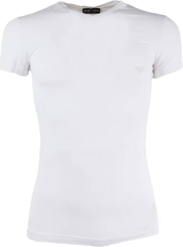 Emporio Armani Modal Blend T-Shirt White Heren