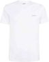 Emporio Armani Logo Print Katoenen T-Shirt White Heren - Thumbnail 1