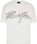 Emporio Armani Heren T-shirt met geborduurd logo White Heren - Thumbnail 1