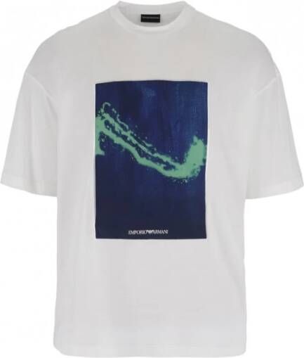 Emporio Armani Witte T-shirts en Polos White Heren