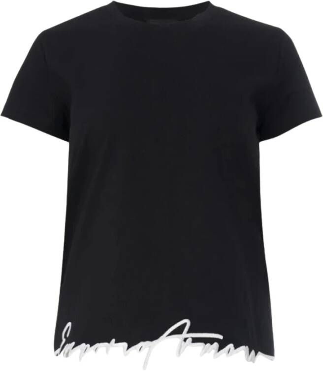 Emporio Armani T-Shirts Zwart Dames