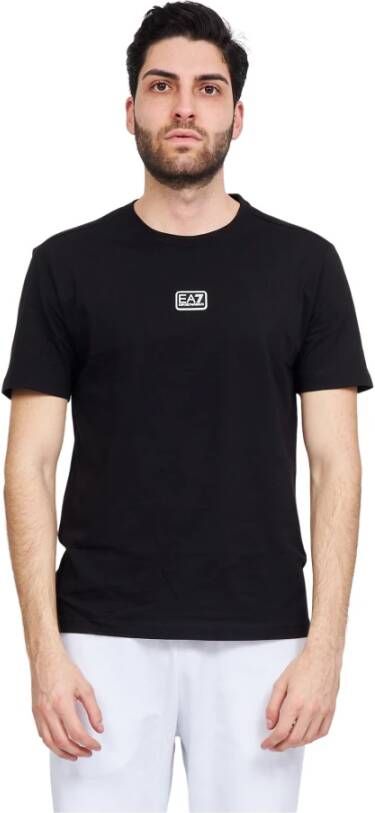 EA7 Emporio Armani T-shirt met labeldetail