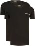 Emporio Armani 2-Pack Stretch Katoenen T-shirts V-hals Slim Fit Korte Mouwen Black Heren - Thumbnail 1
