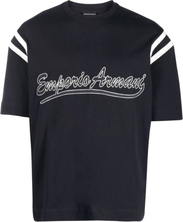Emporio Armani T-Shirts Zwart Heren