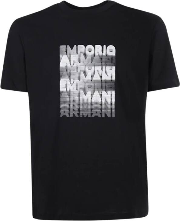 Emporio Armani T-Shirts Zwart Heren