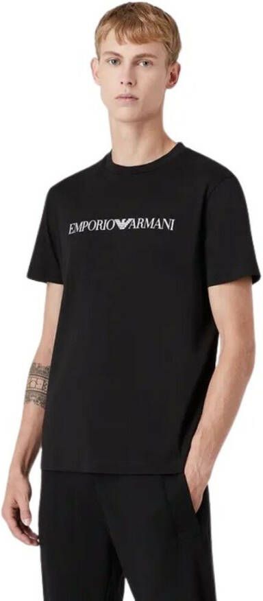 Emporio Armani Clic Logo T-Shirt Black Heren