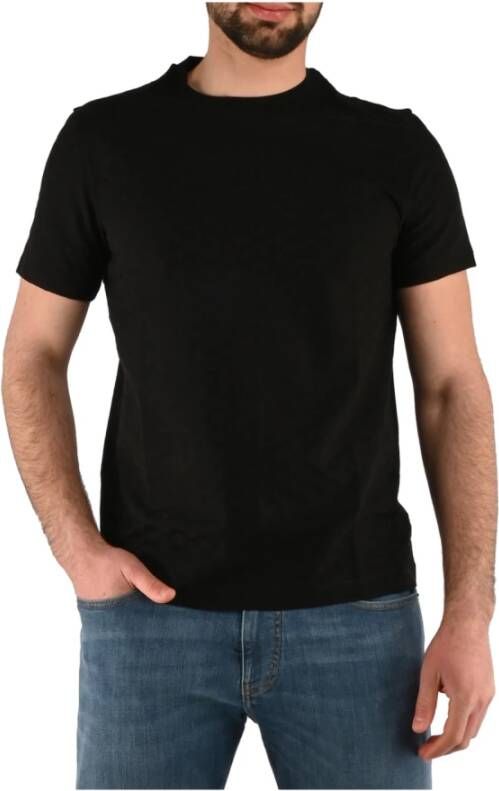 Emporio Armani Adelaar Jacquard T-Shirt Black Heren