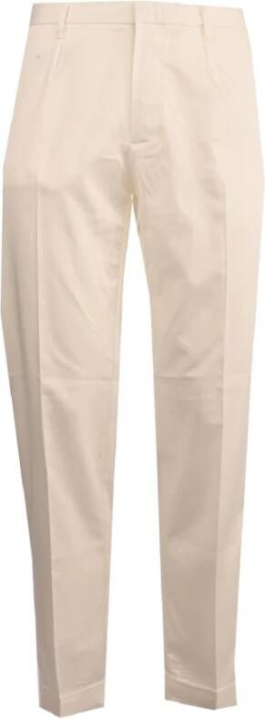 Emporio Armani Tapered Trousers White Heren