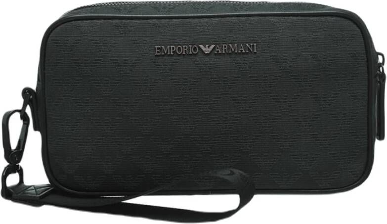 Emporio Armani Toilet Bags Zwart Heren