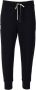 Emporio Armani Blauwe Jersey Elastische Broek met Adelaar Patch Blue Heren - Thumbnail 1