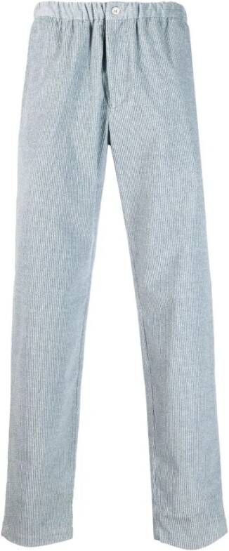 Emporio Armani Trousers Clear Blue Blauw Heren