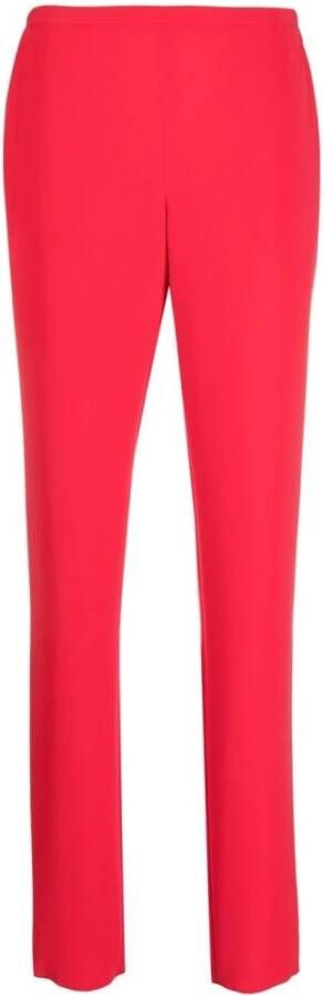 Emporio Armani Trousers Red Rood Dames