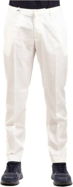 Emporio Armani Tapered Trousers White Heren