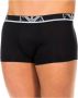 Emporio Armani Stretch Katoenen Boxershorts Zwart en Fuchsia Set van 2 Multicolor Heren - Thumbnail 2