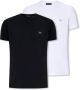 Emporio Armani Set van 2 Stretch T-shirts Noirs collectie Multicolor Heren - Thumbnail 1