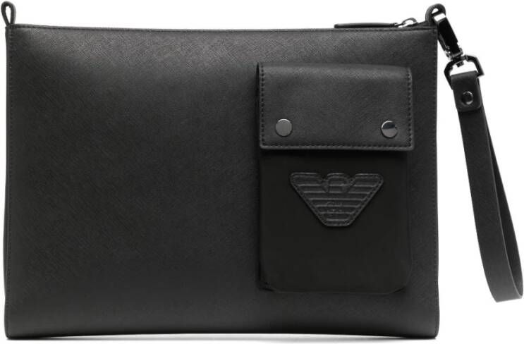 Emporio Armani Wallets Black Zwart Heren