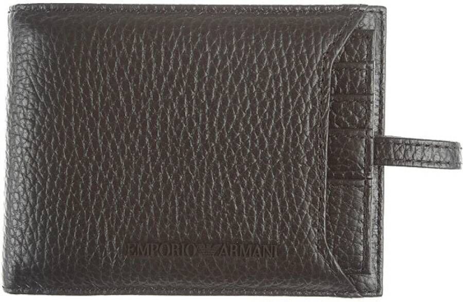 Emporio Armani Wallets & Cardholders Zwart Heren