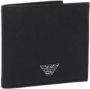 Emporio Armani Minimalistische Portemonnee met Logo en Kaartsleuven Black Heren - Thumbnail 7